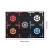 Basketball Footstep Training Mat Non Slip Dribble Silent Sports Auxiliary Props 76 X 106.7 X 0.2 Cm