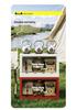 XL Folding Outdoor Storage Box with Wood Lid & Side Opening for Camping & Car Trunk Organization