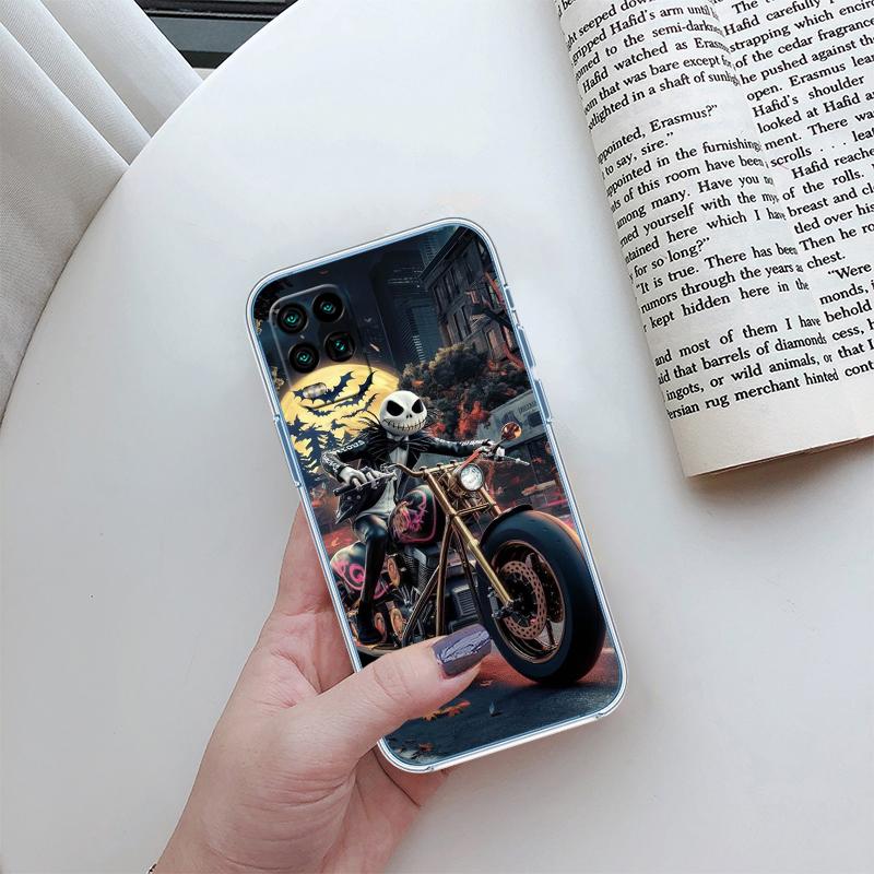 Nightmare Before Christmas Case for Motorola G10 G20 G30 G31 G32 G34 G35 G41 G42 G50 G51 G52 G55 G60 G60S G62 G71 G72 G75