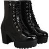 Shoetopia Girls Boot-07 Black Ankle Boot - 4 Uk (Girls-Boot-07-Black)