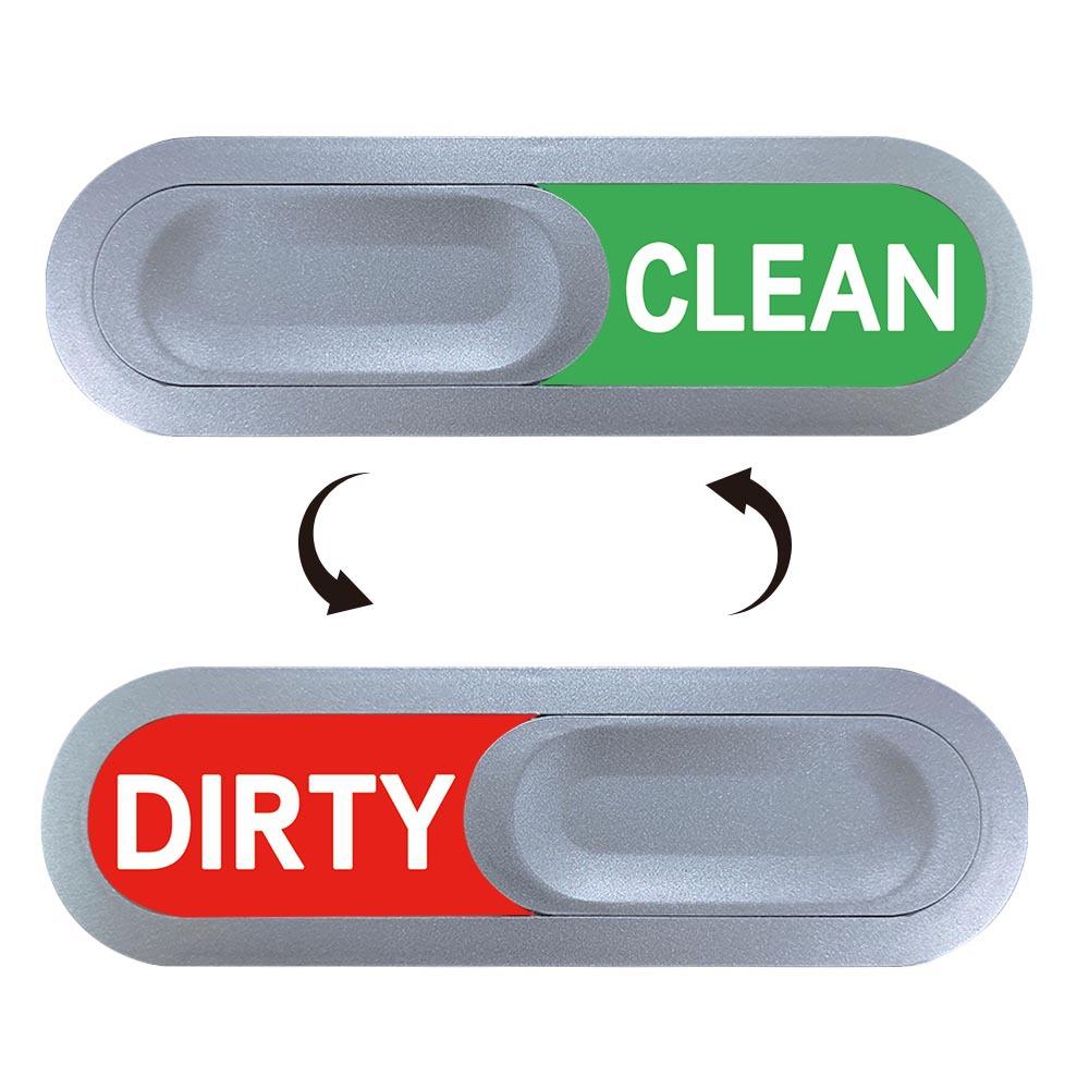Magnetic Dishwasher Clean/Dirty Indicator Reusable Kitchen Status Sign Slide Switch Dishwasher Magnet Home Organization Kitchen
