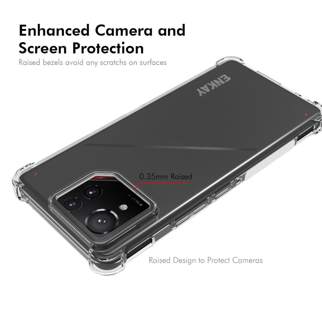 For Asus ROG Phone 9 Pro 5G/ROG Phone 9 5G Clear Phone Case ENKAY HAT PRINCE Shockproof Anti-Slip TPU Cover