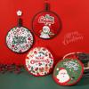 Christmas Hanging Hand Towels Kitchen Hand Towels Holiday Gifts Pendants Accessories Creative Coasters Household Handkerchiefs