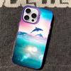 Ocean Animal Cute Dolphin Phone Case For iPhone 16 15 14 13 12 11 Pro Max X XR XSMAX 8 7 Plus Matte Shockproof Back Cover