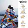1pc Bird Printing Lightweight Flannel Blanket, Comfortable and Warm Blanket, for Camping Sofa Bed and Couch Office, Gift