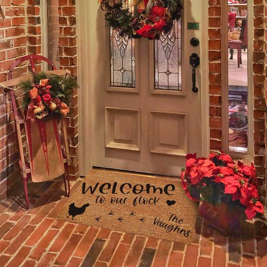 Rohožka Atraktivní domácí dekorace Snadno se čistí Vnitřní Venkovní Zábavné pro