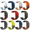 QuickFit 26 22mm Two Tone Silicone WristStrap For Garmin Fenix 7X 7 Pro 5 5X 6 6X/Epix Pro Gen 2 51mm 47mm Watchband Accessories