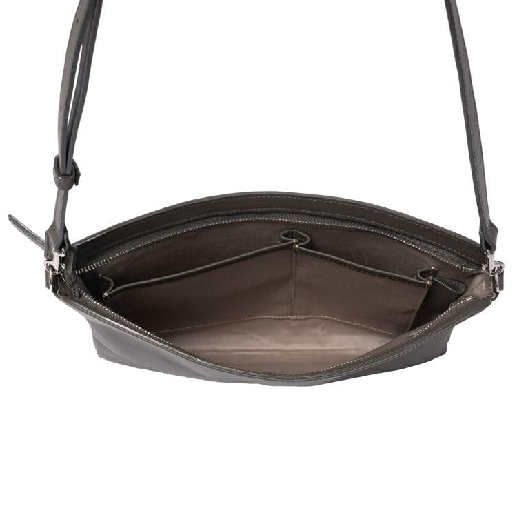 Offizieller Baseballhandschuh ohne Zwickel Umhängetasche Echtes Leder B5 Horizontal Sacoche Clutch Tasche Tasche PC 13 Zoll Klein Crossbody SA132 Schwarz [Tryon]