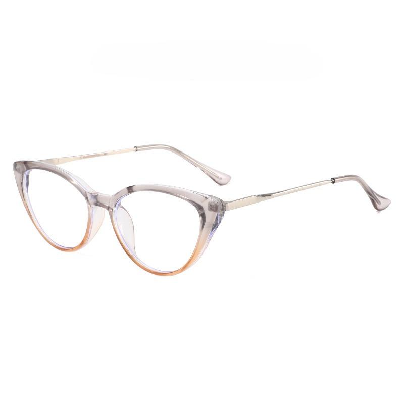 Unisex Retro Cat Eye Reading Glasses Women Elegant Small Frame Decorative Glasses Anti Blue Light Computer Far Sight Eyeglasses