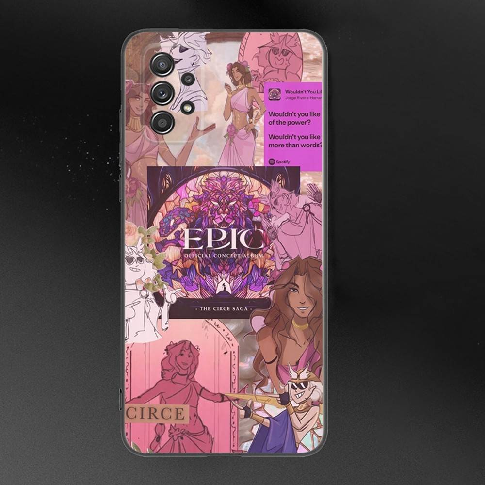 

Epic The Musical Phone Case For Samsung Galaxy A 91,80,73,72,71,53,52,51,22,5G Shockproof Soft Black Cover Samsung a325g