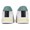 PUMA Suede Leather Mesh Low Top Sneakers White Green Unisex 384214-01