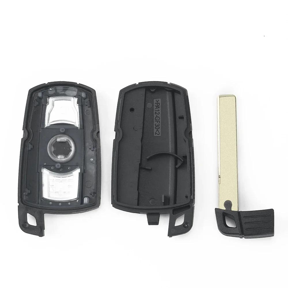 S Smart Car Key Shell For Bmw 1 3 5 6 Series E90 E91 E92 E60 E61 E70 E71 E72 E82 E87 E88 Cas3+ Key X5 X6 Z4 X1 M3 M5
