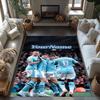 Manchester City Customized Name Area Rug Suitable for Study Room Game Room Playrooms Decorate Room Antislip Carpet Office Home Decor