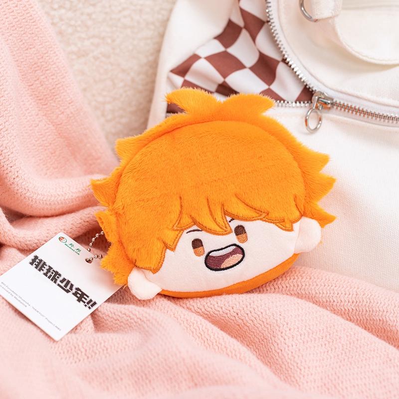 1 Stück 10 cm Kawaii Haikyuu Plüsch Anhänger Spielzeug Hinata Shoyo Tobio Kageyama Tadashi Yamaguchi Puppen Münzbörse Schlüsselanhänger Anhänger Geschenk
