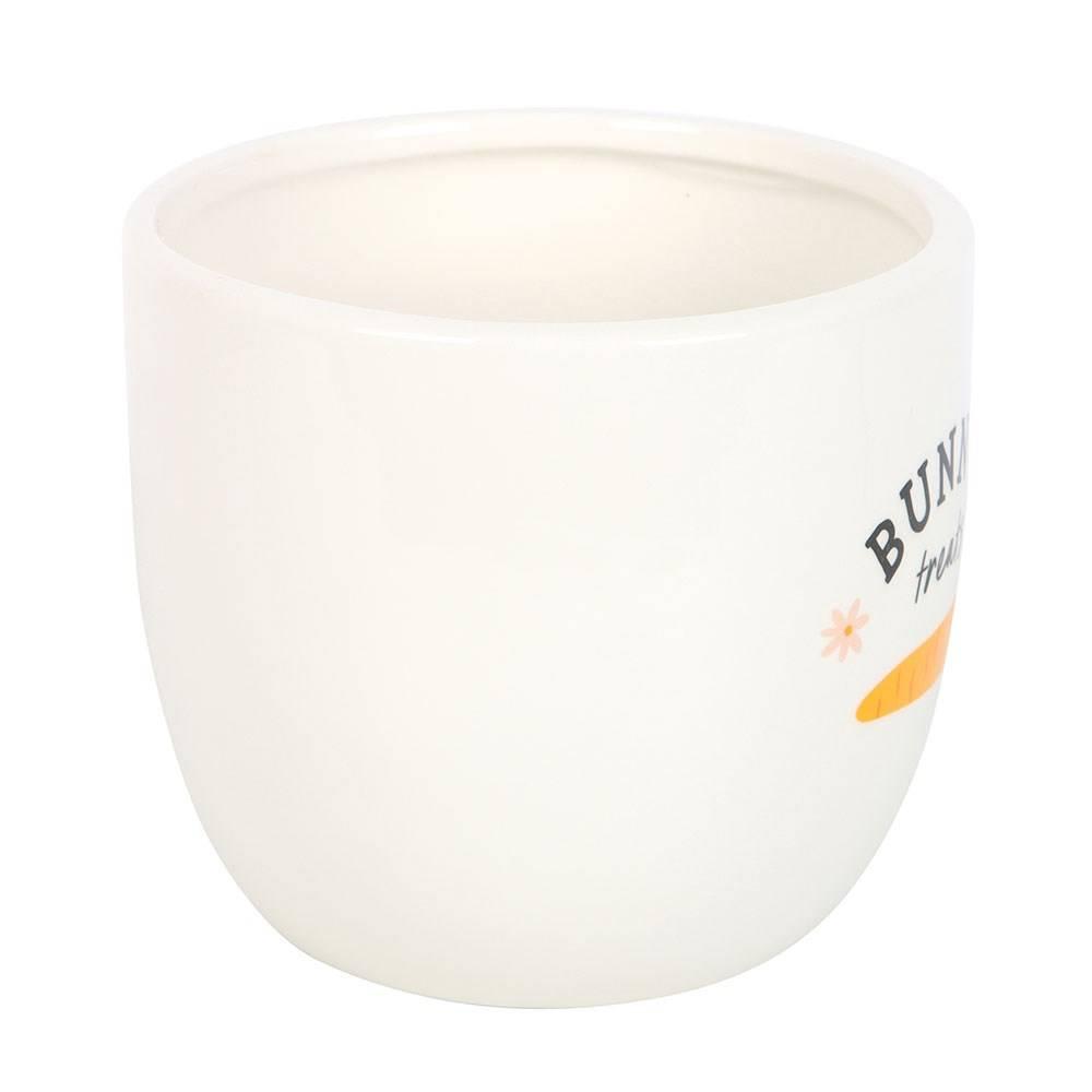Something Different Bunny Treats Ceramic Pot