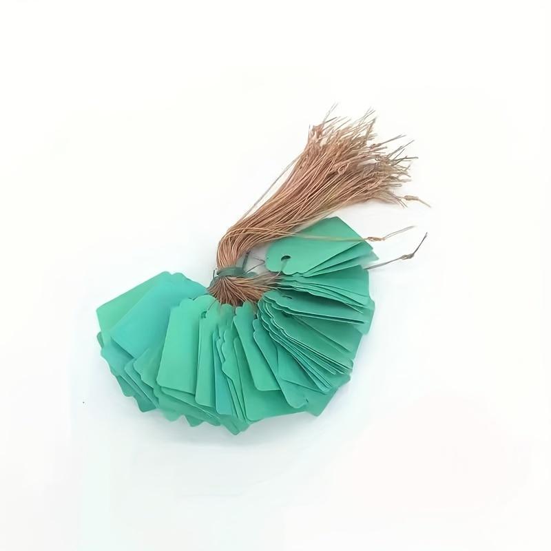 

100pcs, Waterproof Plastic Hanging Sign Gardening Marker Label Hanging Tag Waterproof Succulent Label garden plant labels 100pcs зелёный