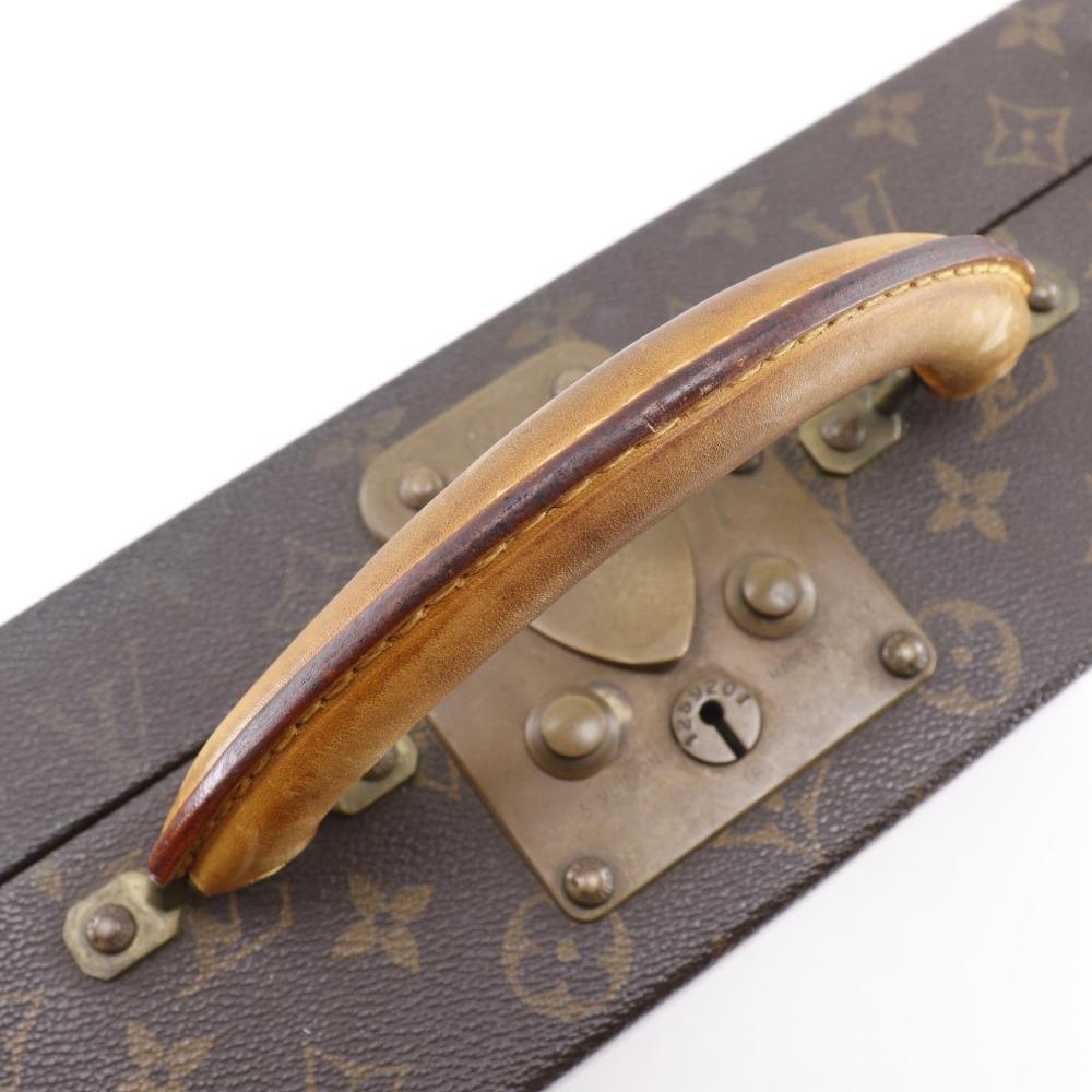 Louis Vuitton Prezidentský kufr M53012 vintage Aktovka Hnědá Monogramová plátnovina unisex Použitý