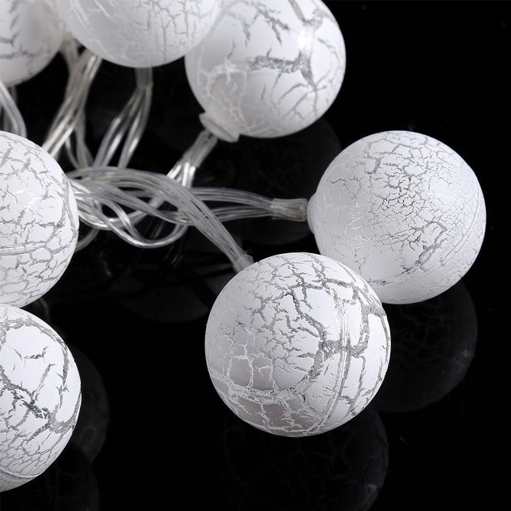 2.1m 20 LED Easter Egg Crack Ball Shape String Light Christmas Party Home Decor