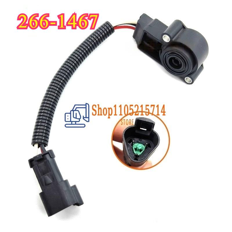 Cater Excavator 312B C18 Loader Throttle Position Angle Sensor 266-1467 New Aftermarket Excavator Accessories