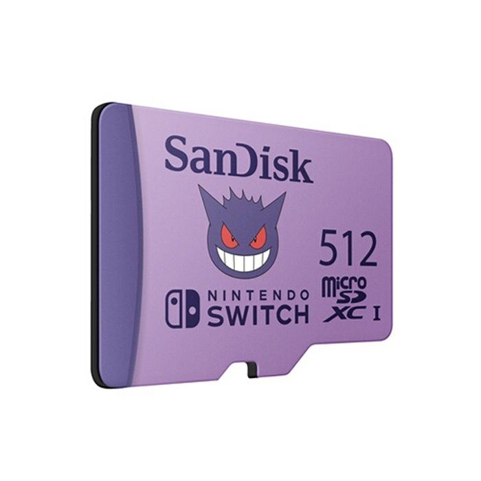 Carte micro sdxc 512gb pokemon ectoplasm-accessoire-switch