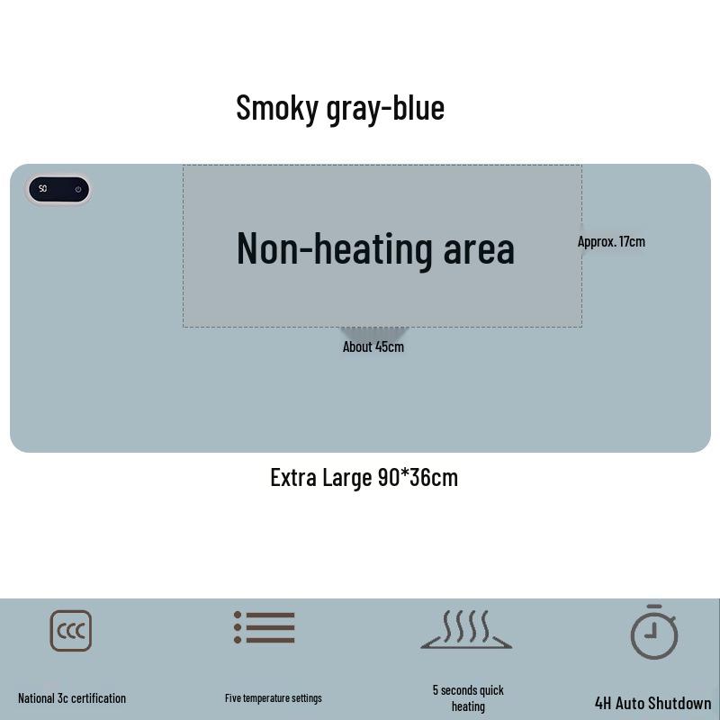 Shibali Smart Waterproof Heated Desk Mat