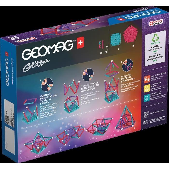 GEOMAG - Umweltfreundlich 60 Teile Glitzer