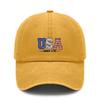 USA Patriotic Baseball Cap - Adjustable Vintage Washed Hat With "SINCE 1776" Print, Lightweight Breathable Sun Protection Casual Daily Wear Unisex