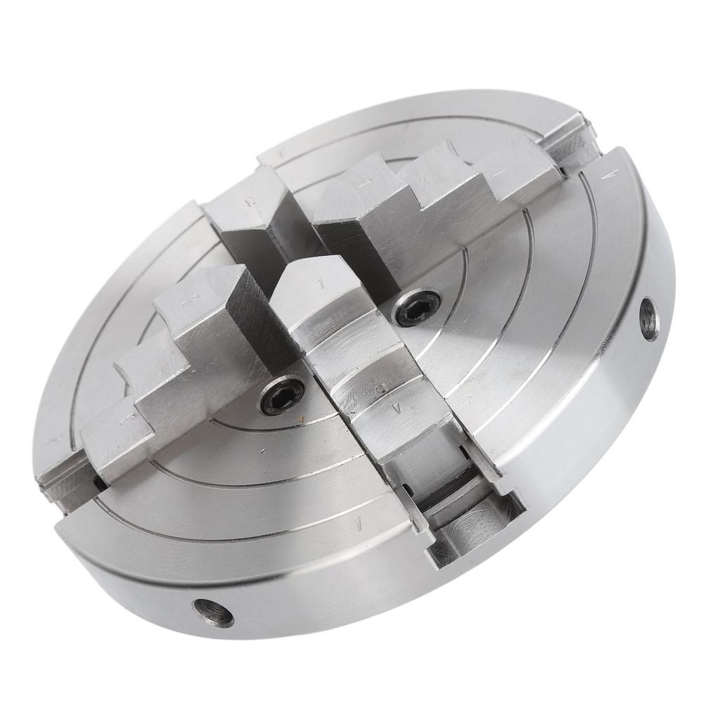Drehbankfutter 6 Zoll 4 Backen 1Zollx8TPI legierter Stahl selbstzentrierendes Spannfutter Zubehörset