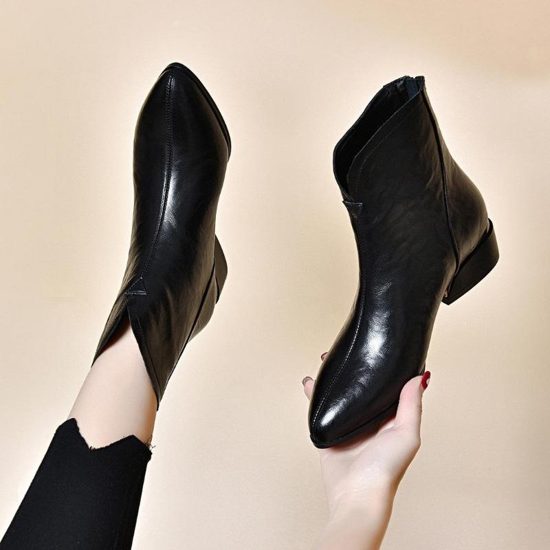 Mode Stiefel Lederstiefel Kurze Stiefel