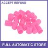 Twenty PVC 19mm Exterior Wheel Lug Nut Bolt Pink Universal