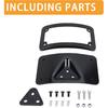 3148 Curved Laydown License Plate Mount With Frame Fit For Harley Davidson License Plate Mount Truck Bracket 3-Hole Relocation Kit