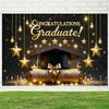 Graduate Themed Banner Customized Student Outdoor Garden Party Decorations Provided Portrait Photography Background Studio Props