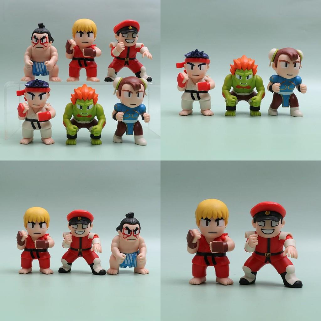 Fighter Street Character Pvc Action Figures Model Toy Decoration Gifts Kids