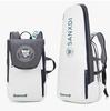 SANXDI White Tennis & Badminton Backpack - 3 Racket Capacity for Men & Women