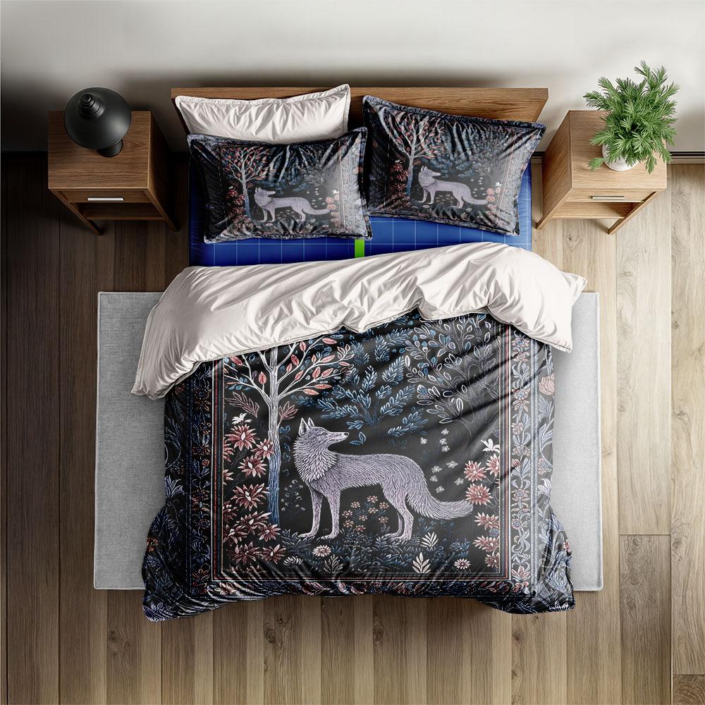 Scandinavian Art Wild Animals Duvet Cover Set EU Single Double King US Twin Full Queen Size Bed Linen Set