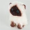 Eyes Simulation Cat 20/26CM Brown and White Stuffed Toys Cat Plush Toy Stuffed Animals Ragdoll Cats