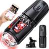 Male Sex Toys for Men - AI Sync Male Masturbator Stroker Adult Toys with 7 Thrusting & Rotating 7 Licking & Vibrating Modes APP