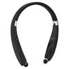 SX 991 Foldable Neck Hanging Type Telescopic Headset Wireless Bluetooth Earphone(Black)