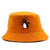 Sommer Pinguin Eimerhut Wende-Bob Herren Damen Baumwolle Reise Strand Fischerhut Outdoor Sport Hochzieh-Bob Panama Sonnenhut