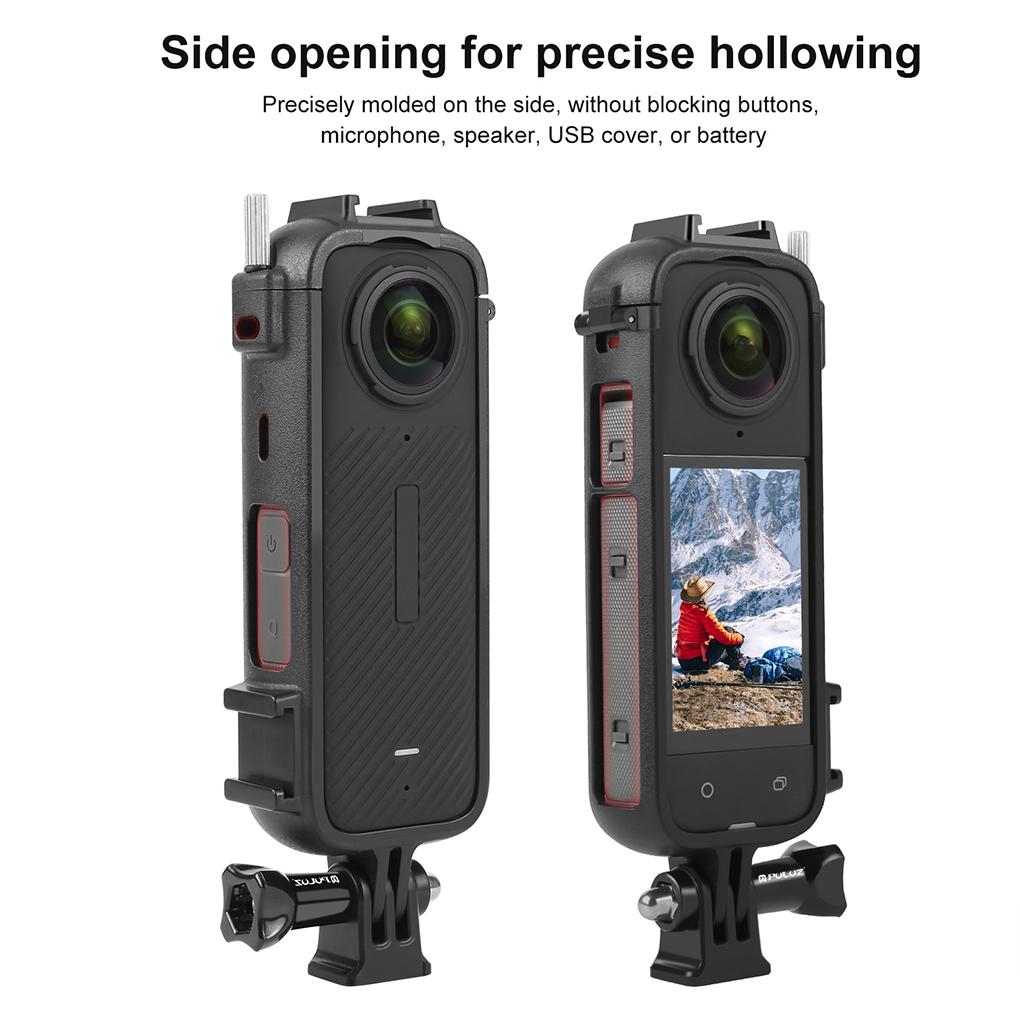 Camera Protective Frame For Insta360 X3 Plastic Cage Rig Housing Rabbit Cage Protection Frame For Insta360 X4