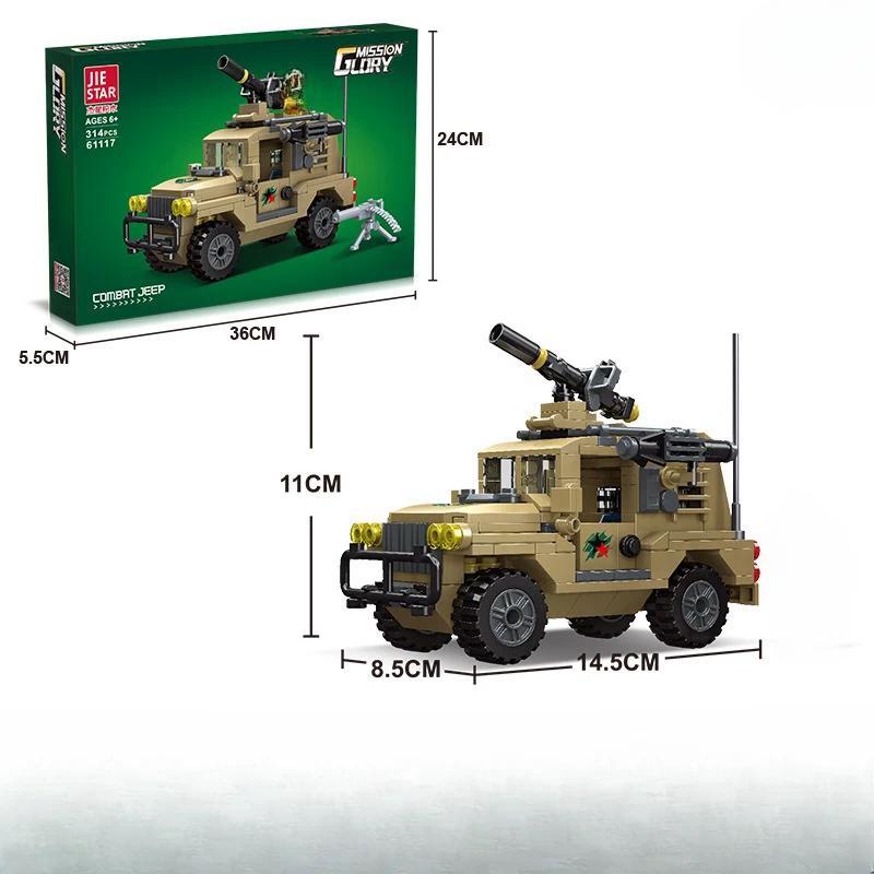 Small Particles DIY Mini Fighter Model Assembling Military Building Blocks Gift