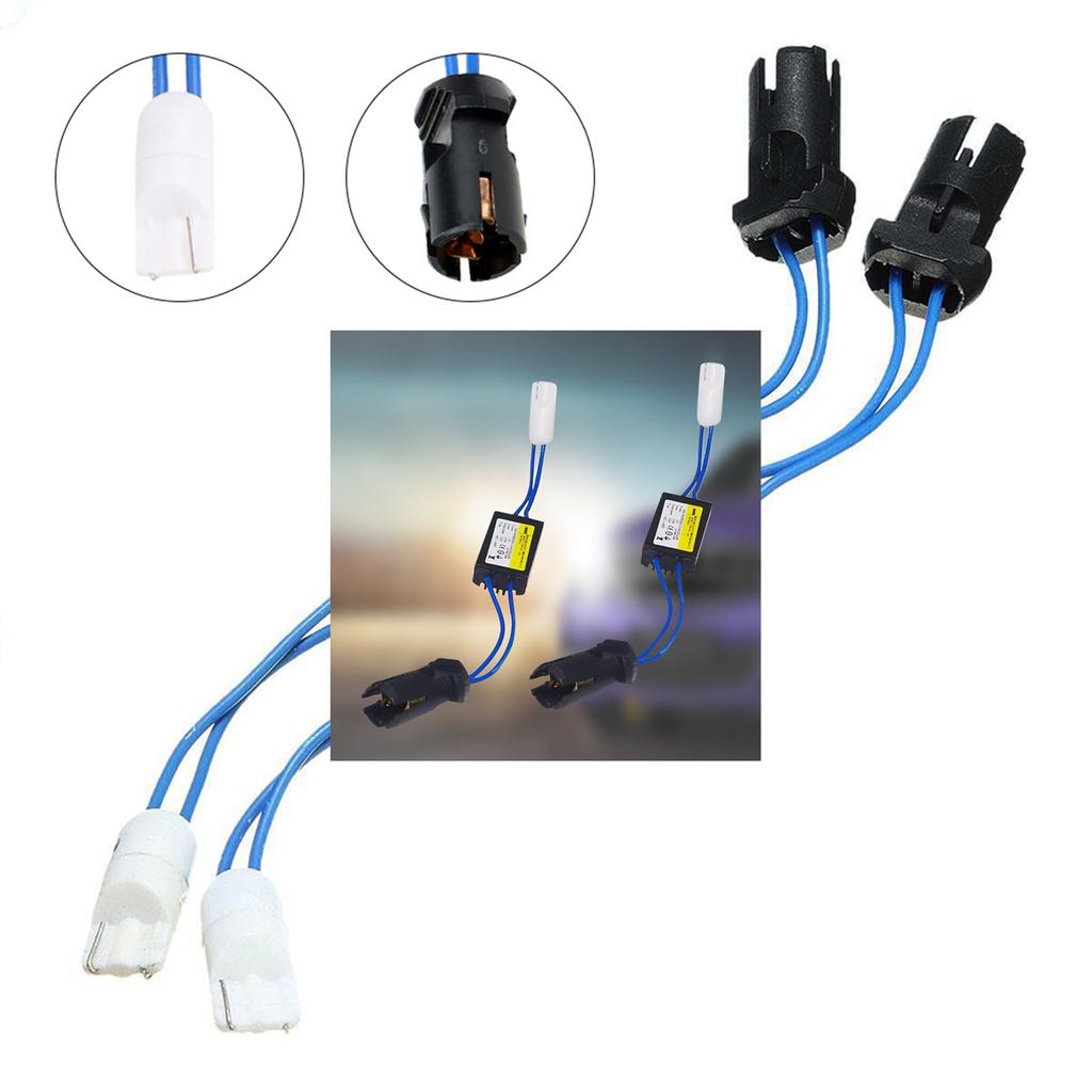 LED Warning Canceller Fault Decoder Canbus Cable T10 W5W 194 12V Load Resistor Car Lamp NO Error Eliminator Malfunctions