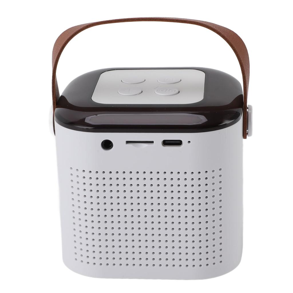 Mini Karaoke Machine RGB Light Kids Adults Wireless Portable Bluetooth Speaker with Microphone for Family Home Party