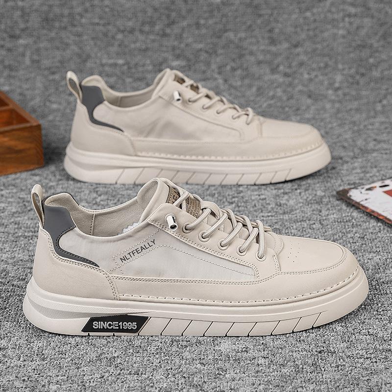 

Student board shoes summer breathable 22 shoes sports and leisure trendy shoes breathable shock absorption 39 песочный