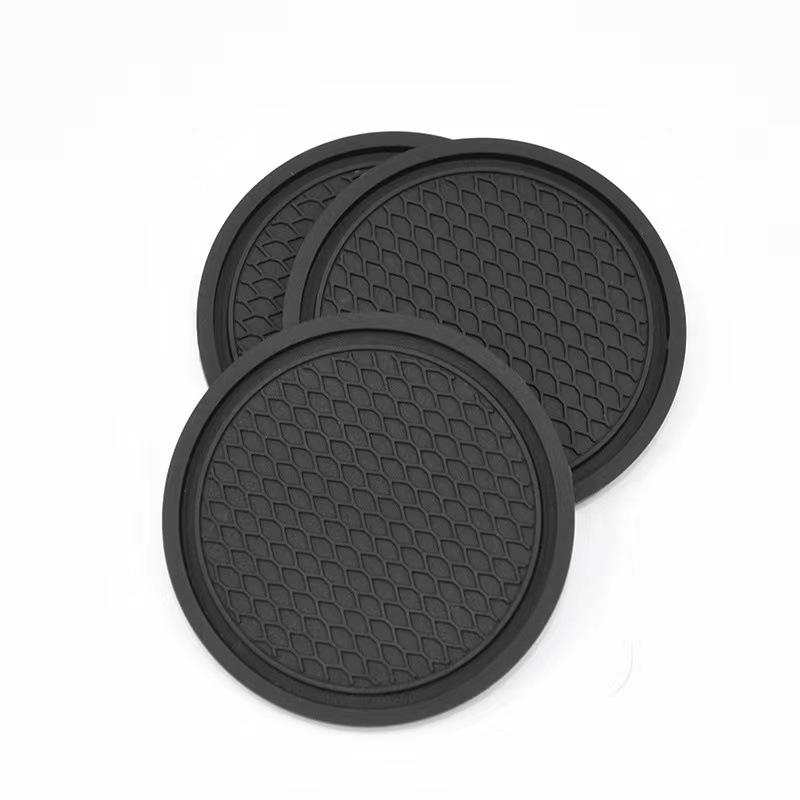 Sottobicchiere per Auto in Silicone Antiscivolo con Strass