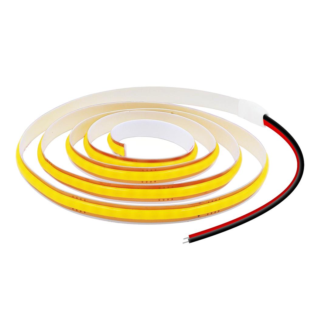 8MM Free Cut COB LED Strip Light 400LEDs/m 12V 24V High Density Flexible Tape Ribbon 3000K 4000K 6000K RA90 FOB Led Lights