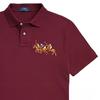 Polo Ralph Lauren FW22 Solid Slim Fit Polo Shirt With Three Pony Logo Short Sleeve Men Tops Red 1N821994-600