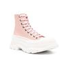 (WMNS) Alexander McQueen Tread Slick Boots 'Pink White' Women's 697080W4LR19243