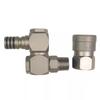 360° Rotating Universal Joint Fitting Air Hose Quick Connector with Female Thread for Large Air Cannons