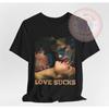 Love Sucks The Vampire Diaries Tshirt Elena Stefan Damon Delena Stelena